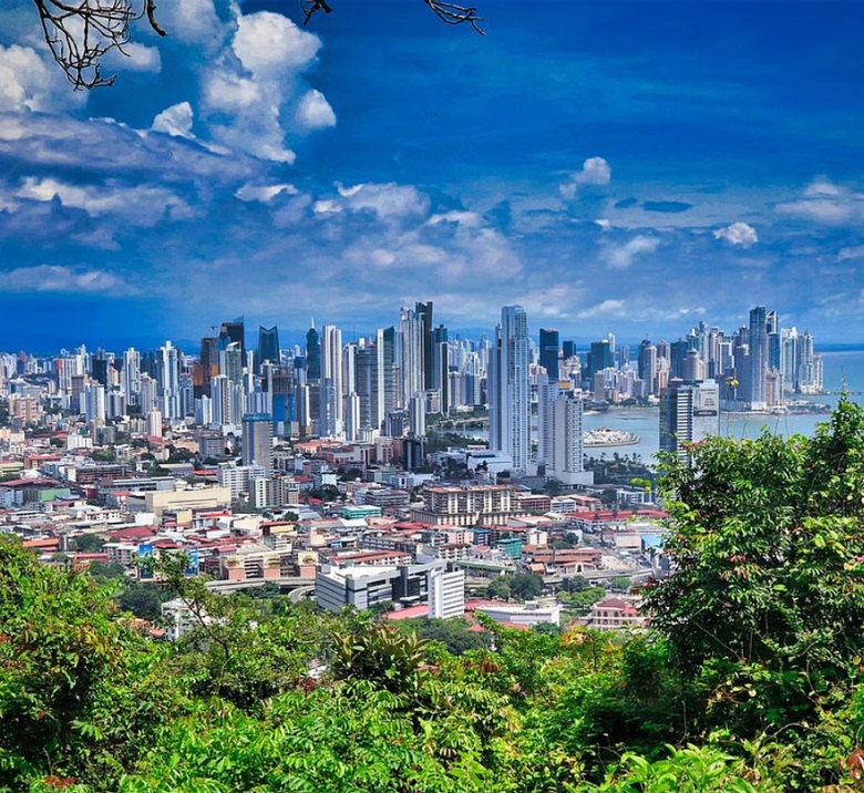 View of Panama City from Ancon Hill