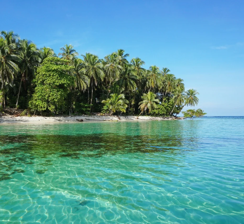 View of Isla Bastimentos National Marine Park