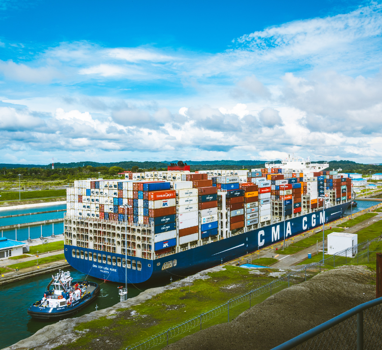 View of the Panama Canal