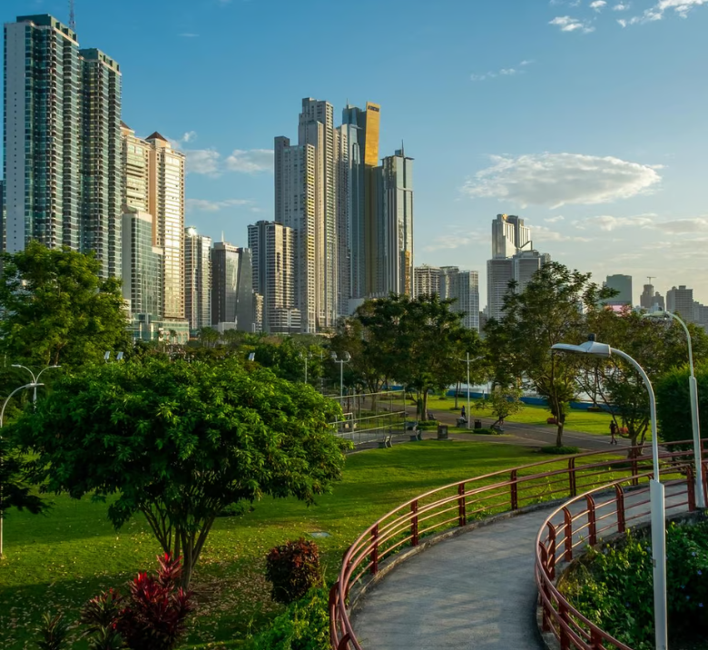 View from Cinta Costera Panama