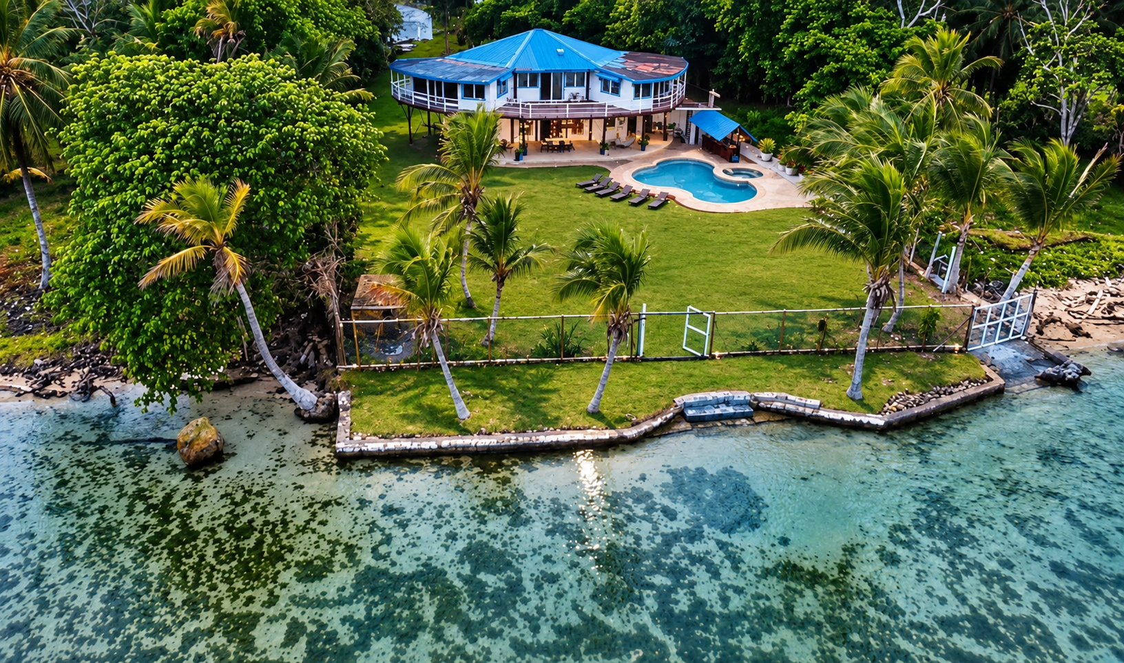 Casa Guaymar oceanfront villa on the Caribbean coast of Panama